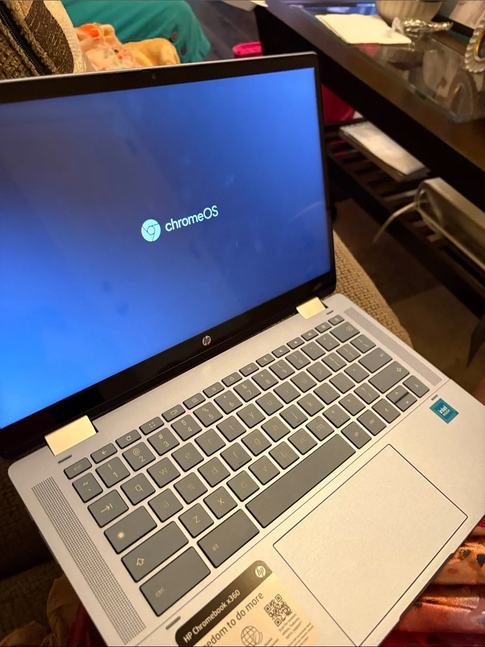 Blue Chromebook HP Touchscreen Laptop